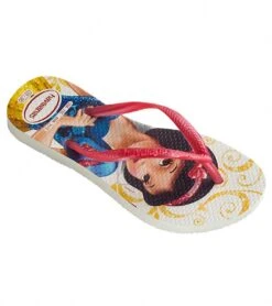 Havaianas Kids' Slim Princess Flip Flop (Toddler, Little Kid) -Swimwear Outlet 8648210153640 whiterose