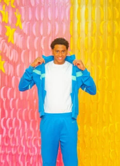 Sporti X Shaine Casas Electric Sapphire Team Tracksuit Zip-Up Jacket -Swimwear Outlet 8648215265448 electricsapphire