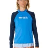 Rip Curl Boys' Shock UPF 50+ Long Sleeve Rashguard (Big Kid) -Swimwear Outlet 8648335392936 bluegum 1a