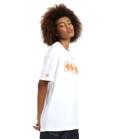 Arena Unisex 50th Anniversary Short Sleeve T-Shirt 18 Arena Unisex 50th Anniversary Short Sleeve T-Shirt -Swimwear Outlet 8648365998248 white 3a