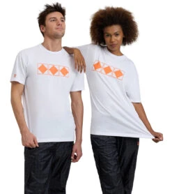 Arena Unisex 50th Anniversary Short Sleeve T-Shirt 20 Arena Unisex 50th Anniversary Short Sleeve T-Shirt -Swimwear Outlet 8648365998248 white 5a