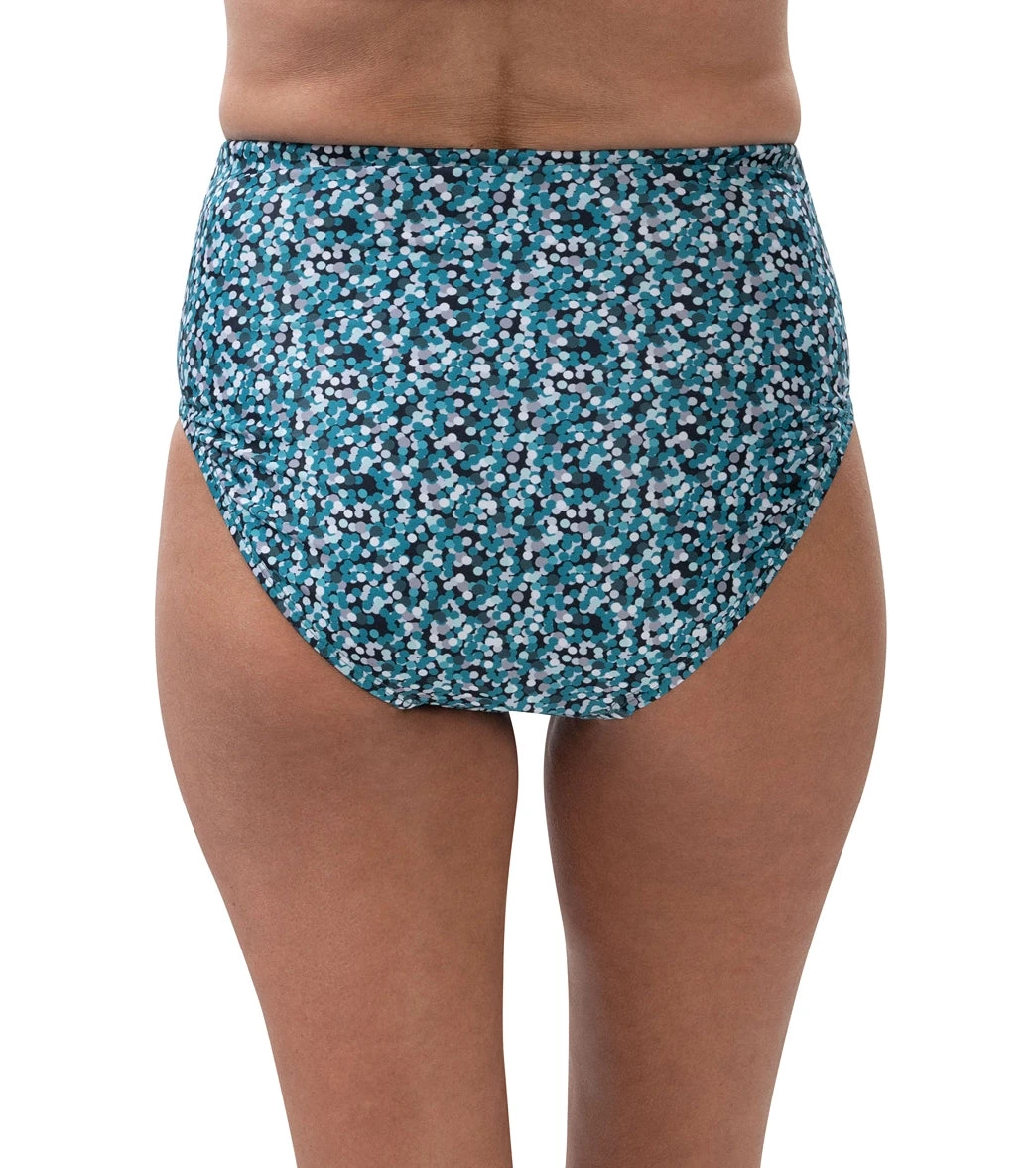Dolfin Aquashape Women's Printed High Waisted Bikini Bottom 4 Dolfin Aquashape Women's Printed High Waisted Bikini Bottom - Image 2