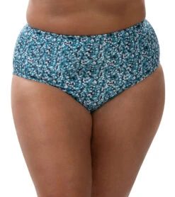 Dolfin Aquashape Women's Printed High Waisted Bikini Bottom 16 Dolfin Aquashape Women's Printed High Waisted Bikini Bottom -Swimwear Outlet 8648376025256 dot 4a