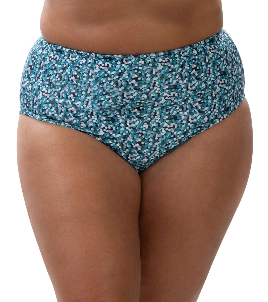 Dolfin Aquashape Women's Printed High Waisted Bikini Bottom 6 Dolfin Aquashape Women's Printed High Waisted Bikini Bottom - Image 4