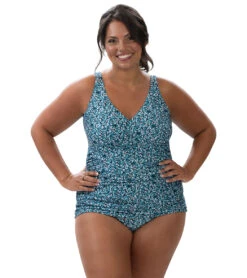 Dolfin Aquashape Women's Printed High Waisted Bikini Bottom 18 Dolfin Aquashape Women's Printed High Waisted Bikini Bottom -Swimwear Outlet 8648376025256 dot 6a