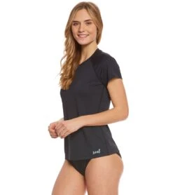 Xcel Women's VentX Short Sleeve Swim Shirt 34 Xcel Women's VentX Short Sleeve Swim Shirt -Swimwear Outlet 8648403681448 black 2a