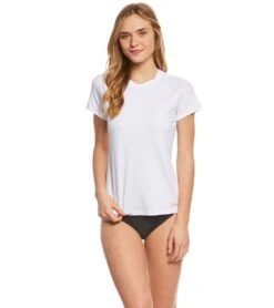 Xcel Women's VentX Short Sleeve Swim Shirt 24 Xcel Women's VentX Short Sleeve Swim Shirt -Swimwear Outlet 8648403681448 white 4a