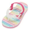 Roxy Girls' Tahiti VI Sandal (Toddler) 2 Roxy Girls' Tahiti VI Sandal (Toddler) -Swimwear Outlet 8648537309352 whitepinkturquoise 1a