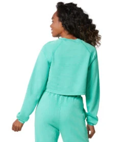 NUX Don't Stop Organic Crop Pullover -Swimwear Outlet 8648548778152 abyss 3a