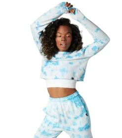 NUX Don't Stop Organic Crop Pullover -Swimwear Outlet 8648548778152 crystalcloud 4a