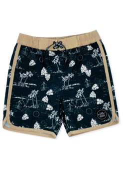Feather 4 Arrow Boys' Islander Board Shorts (Baby) 9 Feather 4 Arrow Boys' Islander Board Shorts (Baby) -Swimwear Outlet 8648562245800 black 1a
