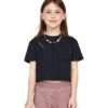 Volcom Girls' Pocket Dial Short Sleeve Tee (Big Kid) -Swimwear Outlet 8648563884200 black 1a