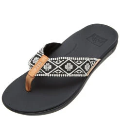Reef Ortho-Bounce Woven Flip Flop -Swimwear Outlet 8648579416232 blackwhite