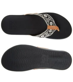 Reef Ortho-Bounce Woven Flip Flop -Swimwear Outlet 8648579416232 blackwhite 4a