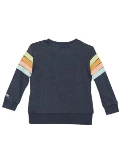 Rip Curl Girls' Day Break Crew Shirt (Toddler, Little Kid) 10 Rip Curl Girls' Day Break Crew Shirt (Toddler, Little Kid) -Swimwear Outlet 8648584757416 navy 2a