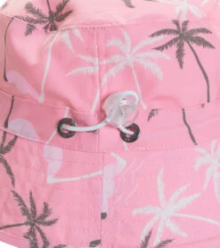 Snapper Rock Girls' Palm Paradise Sustainable Bucket Hat 10 Snapper Rock Girls' Palm Paradise Sustainable Bucket Hat -Swimwear Outlet 8648731263144 pink 3a