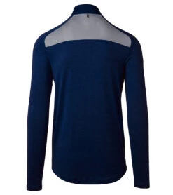 Mizuno Men's Alpha 1/2 Zip Pullover 35 Mizuno Men's Alpha 1/2 Zip Pullover -Swimwear Outlet 8648737783976 navy 2a