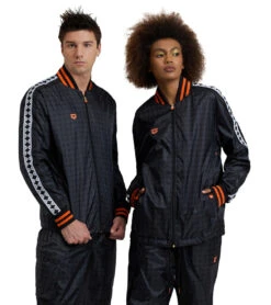 Arena Unisex 50th Anniversary Black Full Zip Jacket -Swimwear Outlet 8648764686504 blackmultiwhiteblack 5a