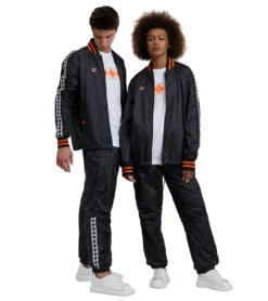 Arena Unisex 50th Anniversary Black Full Zip Jacket -Swimwear Outlet 8648764686504 blackmultiwhiteblack 6a