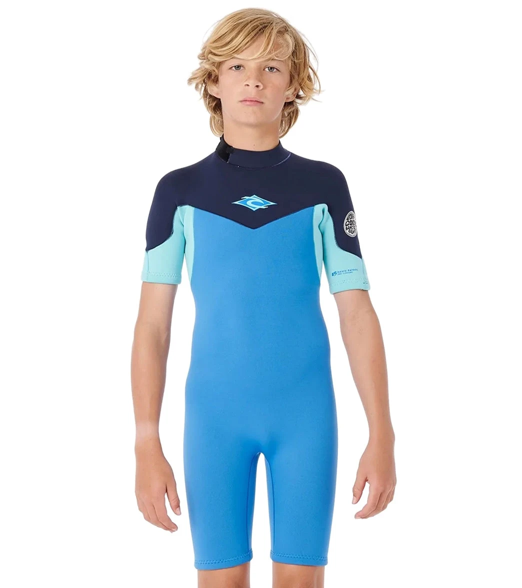 Rip Curl Youth 2mm Dawn Patrol Short Sleeve Springsuit Wetsuit (Big Kid) 8 Rip Curl Youth 2mm Dawn Patrol Short Sleeve Springsuit Wetsuit (Big Kid) - Image 6