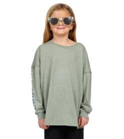 Volcom Girls' Werkin Double Long Sleeve Tee (Big Kid)