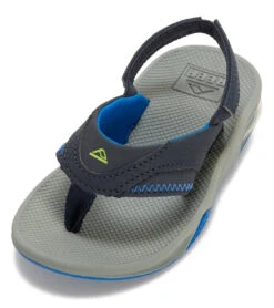 Reef Kids' Little Fanning Flip Flop (Toddler, Little Kid) -Swimwear Outlet 8648805286056 navylime