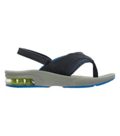 Reef Kids' Little Fanning Flip Flop (Toddler, Little Kid) -Swimwear Outlet 8648805286056 navylime 3a