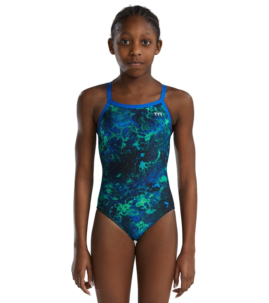 TYR Girls' Diploria Diamondfit One Piece Swimsuit 9 TYR Girls' Diploria Diamondfit One Piece Swimsuit - Image 7
