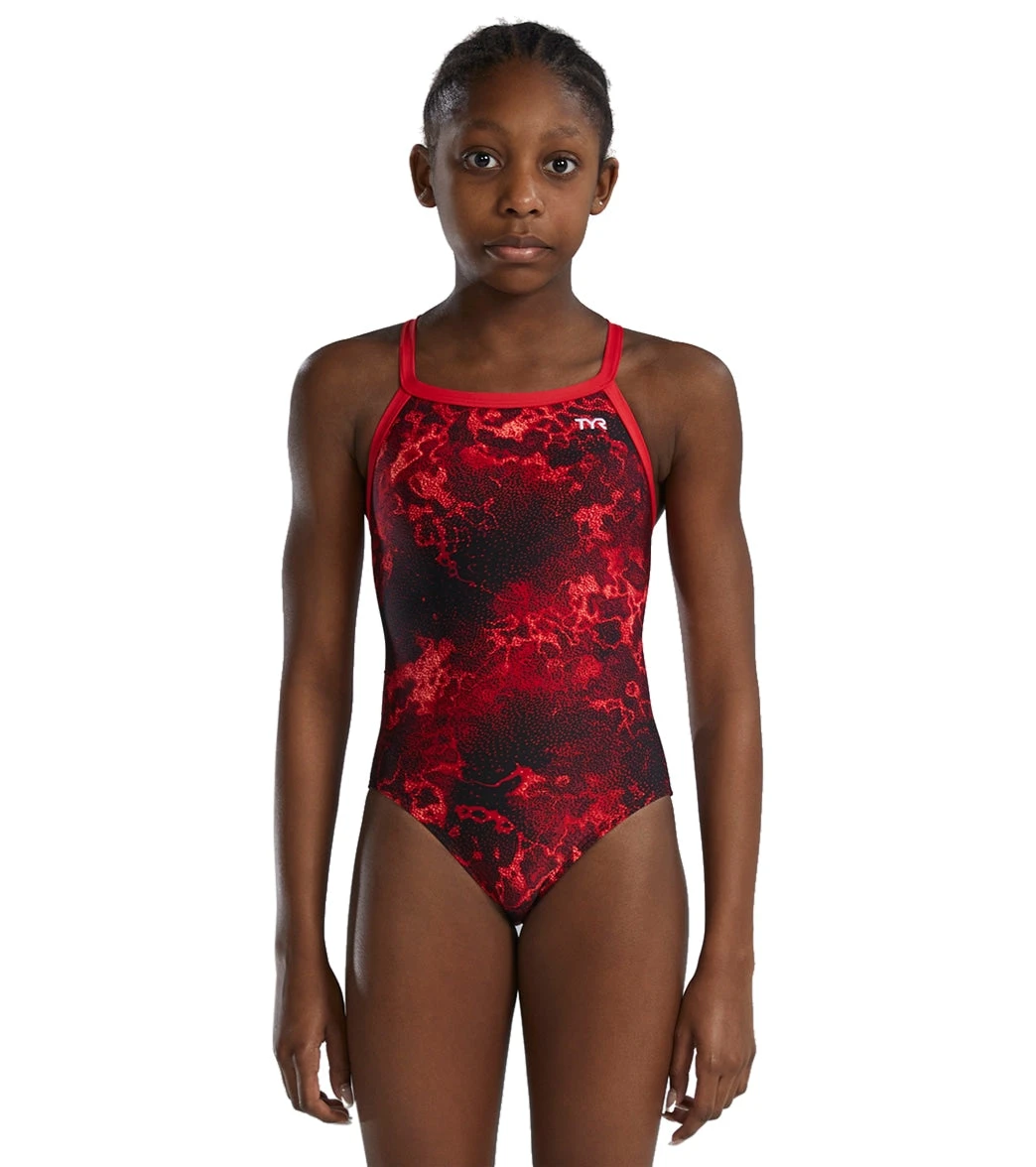 TYR Girls' Diploria Diamondfit One Piece Swimsuit 15 TYR Girls' Diploria Diamondfit One Piece Swimsuit - Image 13
