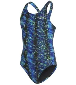 The Finals Girls' Edge Wave Back One Piece Swimsuit 35 The Finals Girls' Edge Wave Back One Piece Swimsuit -Swimwear Outlet 8648893202600 2t