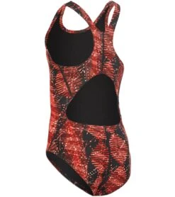 The Finals Girls' Edge Wave Back One Piece Swimsuit 24 The Finals Girls' Edge Wave Back One Piece Swimsuit -Swimwear Outlet 8648893202600 red 2a