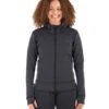 Level Six Women's Sombrio Women's Neoprene Hooded Jacket -Swimwear Outlet 8648921317544 blackheather 1a