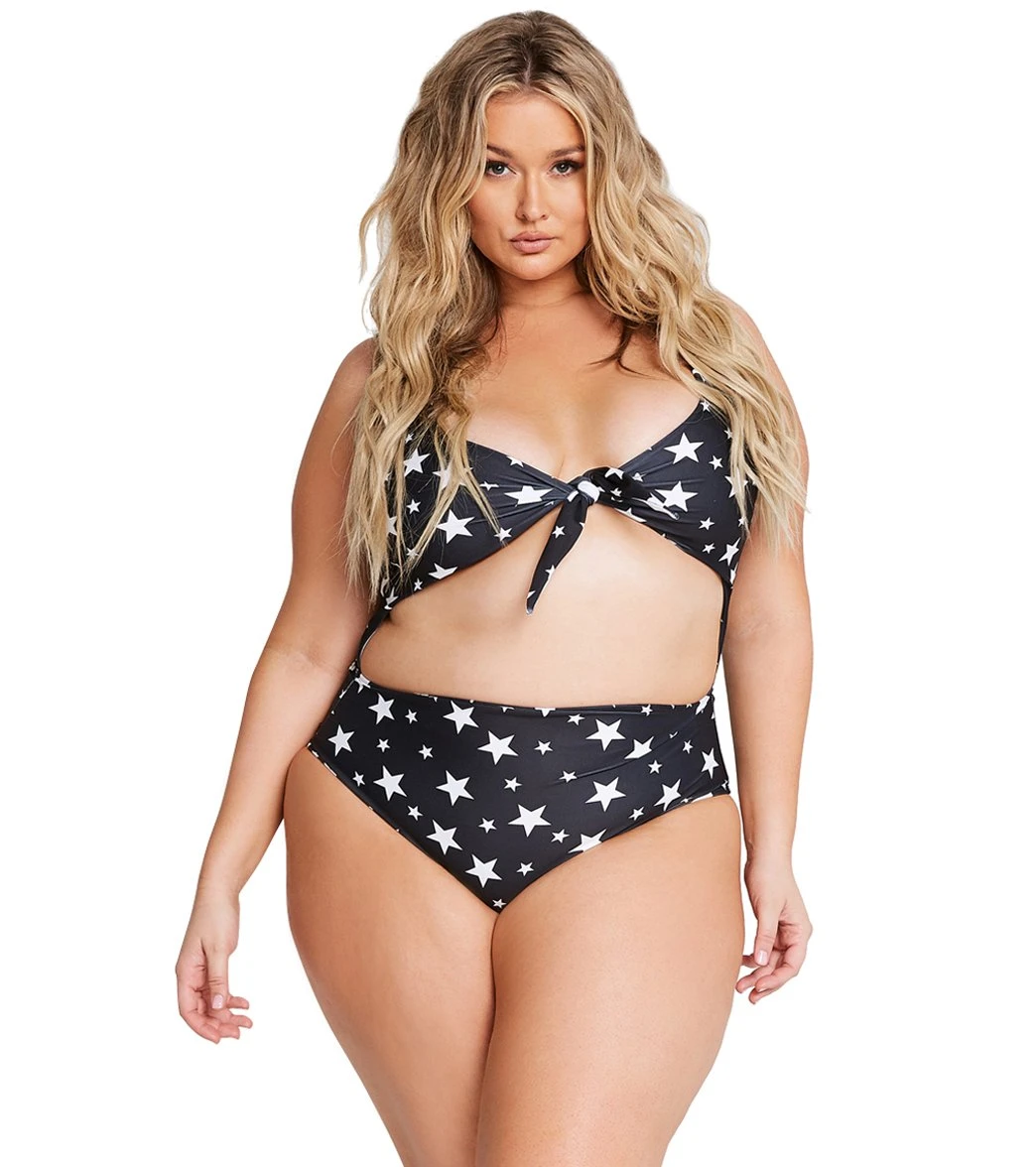 Alpine Butterfly Plus Size Star Riviera One Piece Swimsuit 3 Alpine Butterfly Plus Size Star Riviera One Piece Swimsuit