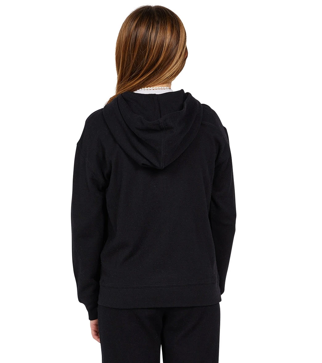 Volcom Girls' Lil Zip Fleece Hoodie (Big Kid) 22 Volcom Girls' Lil Zip Fleece Hoodie (Big Kid) - Image 20