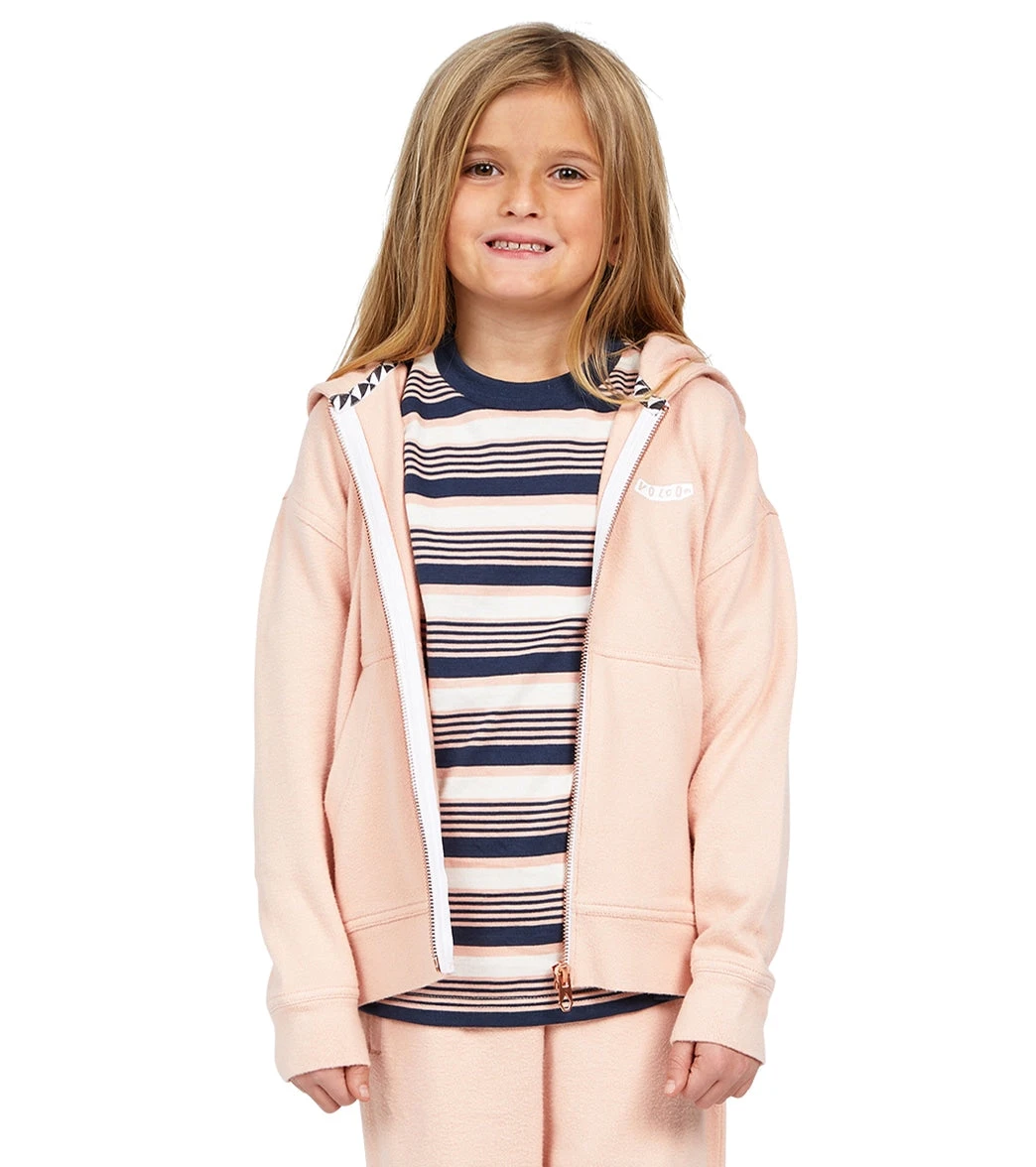 Volcom Girls' Lil Zip Fleece Hoodie (Big Kid) 5 Volcom Girls' Lil Zip Fleece Hoodie (Big Kid) - Image 3