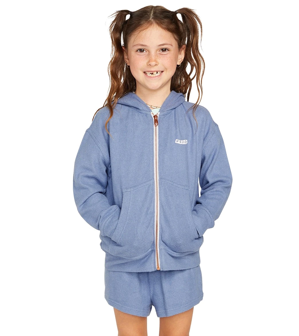 Volcom Girls' Lil Zip Fleece Hoodie (Big Kid) 11 Volcom Girls' Lil Zip Fleece Hoodie (Big Kid) - Image 9