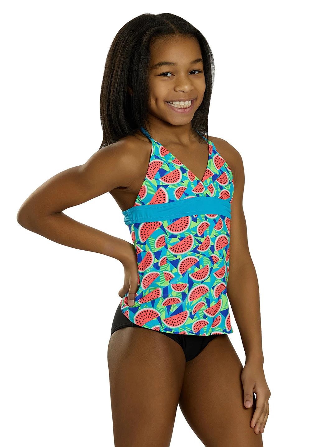 TYR Girls' Tutti Frutti Claire Tankini Top (Little Kid, Big Kid) 5 TYR Girls' Tutti Frutti Claire Tankini Top (Little Kid, Big Kid) - Image 3