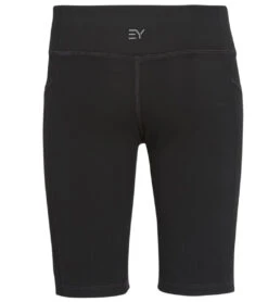 Everyday Yoga Girl Uphold Solid High Waisted Biker Shorts With Pocket -Swimwear Outlet 8648948580520 black 4a