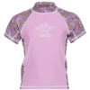 Tidepools Girls' Incense Lilac Short Sleeve Rashguard (Toddler, Little Kid, Big Kid)