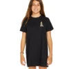 Volcom Girls' Truly Stokin Dress (Little Kid, Big Kid) -Swimwear Outlet 8649252208808 black 1a