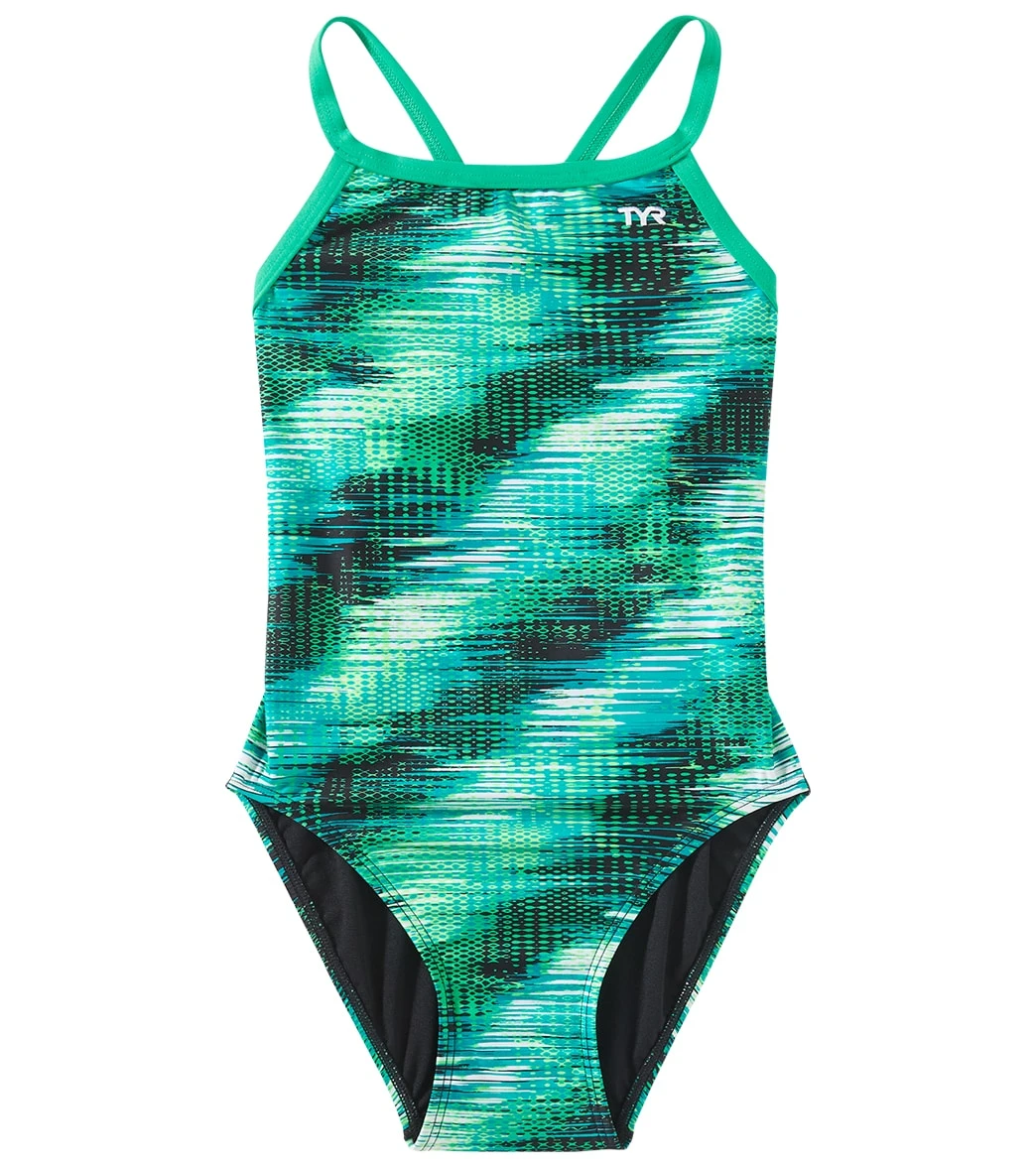TYR Girls' Surge Diamondfit One Piece Swimsuit 22 TYR Girls' Surge Diamondfit One Piece Swimsuit - Image 20