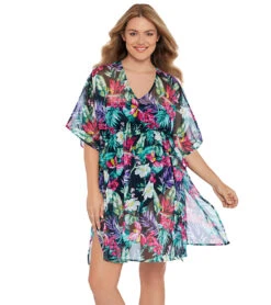 Shape Solver By Penbrooke Women's Mystic Tropic V Neck Tunic