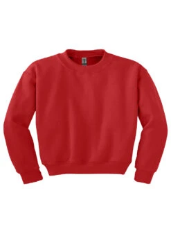 SwimOutlet Youth Heavy Blend Crewneck Sweatshirt 38 SwimOutlet Youth Heavy Blend Crewneck Sweatshirt -Swimwear Outlet 8650006593704 red 1a