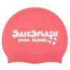 Sporti Safesplash Swim School Solid Silicone Swim Cap -Swimwear Outlet 8650013049000 bubblegumpink 1a