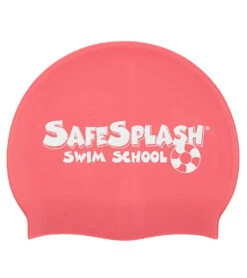 Sporti Safesplash Swim School Solid Silicone Swim Cap 10 Sporti Safesplash Swim School Solid Silicone Swim Cap -Swimwear Outlet 8650013049000 bubblegumpink