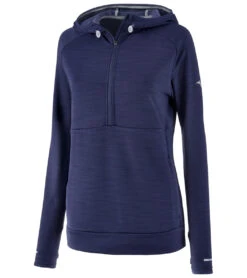Mizuno Women's Infinity Hoodie -Swimwear Outlet 8650018128040 navy 1a