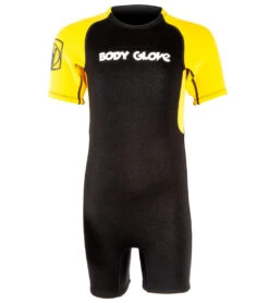 Body Glove Youth 2/2MM Pro 3 Spring Suit Wetsuit 23 Body Glove Youth 2/2MM Pro 3 Spring Suit Wetsuit -Swimwear Outlet 8650023403688 blackyellow 1a
