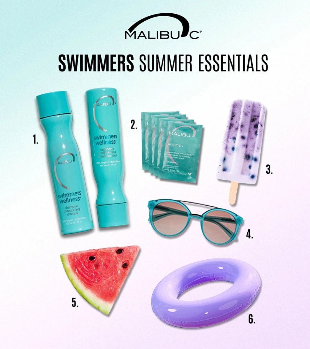 Malibu C Swimmers Wellness Collection Set 8 Malibu C Swimmers Wellness Collection Set - Image 6