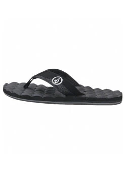 Volcom Men's Recliner Flip Flop 29 Volcom Men's Recliner Flip Flop -Swimwear Outlet 8650033004712 blackwhite 6a