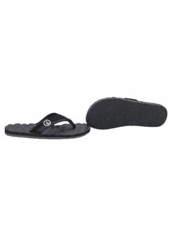 Volcom Men's Recliner Flip Flop 30 Volcom Men's Recliner Flip Flop -Swimwear Outlet 8650033004712 blackwhite 7a